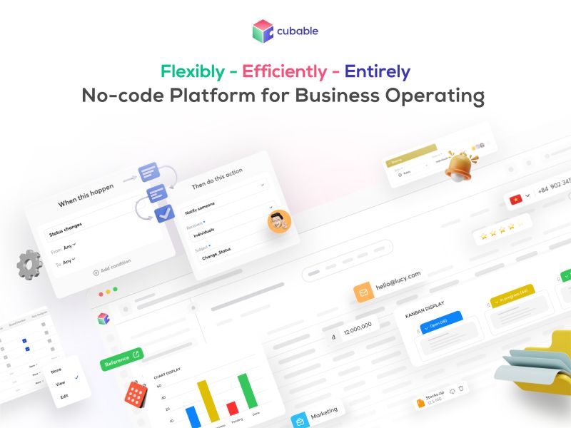 Cubable - No-Code WorkOS Platform